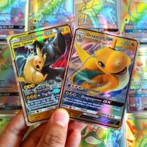 French version of the elf Dream card Vmax spray fire dragon pika chukou bag demonetisation ultra dream flashcards GX Card Book