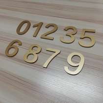 Three-dimensional room number hotel box room room number number plate building unit floor plate customization