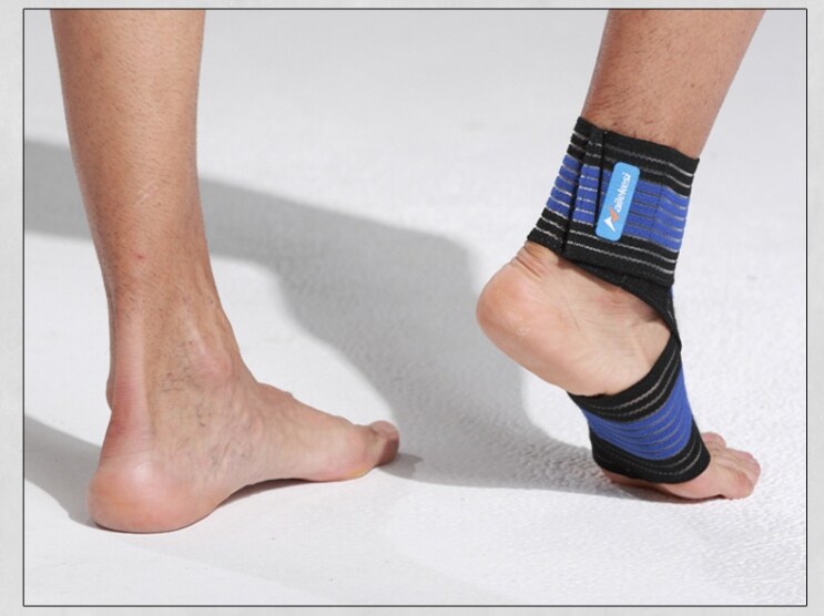 脚扭伤护踝护脚踝绷带脚腕绑带脚踝固定弹力脚脖绑脚运动防护专用