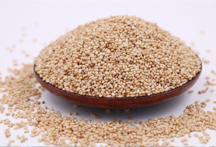 现炒熟白芝麻 铁锅熟芝麻 干净免洗无沙 即食非生芝麻 包邮400g