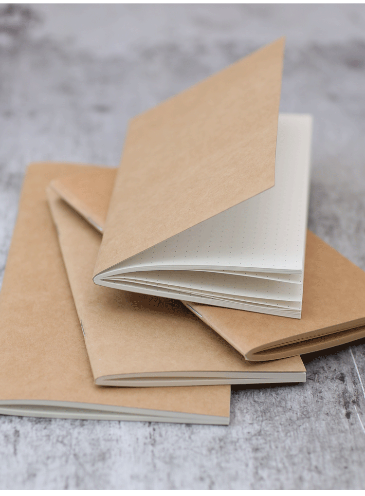 week bar100g内页道林纸tn本芯牛皮纸旅行手帐记事本笔记本内芯