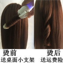 Full real hair head model head 100% Full real hair model head model can be hot dyed hair doll head dummy head model