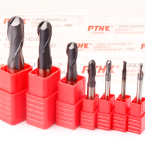 Germany imported PTHK65 degree ultra hard coating ball head tungsten steel vertical milling cutter PTHK65 R6