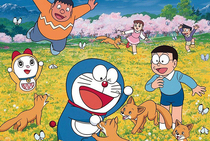 300 500 1000 pieces of wood puzzle adult decompression children over 6 years old puzzle Doraemon robot cat