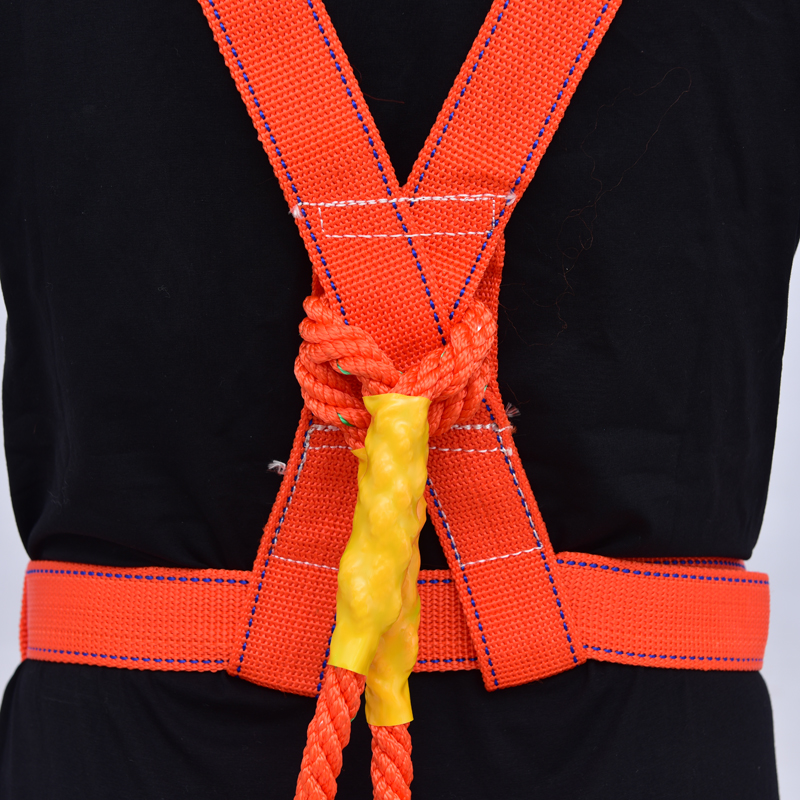 high-altitude working five-point safety belt outdoor construction site construction fall protection suit national standard double hook wear-resistant safety belt