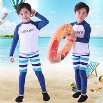 Childrens diving suit boy baby baby child sunscreen split quick-drying swimsuit trousers long sleeve beach snorkeling jellyfish