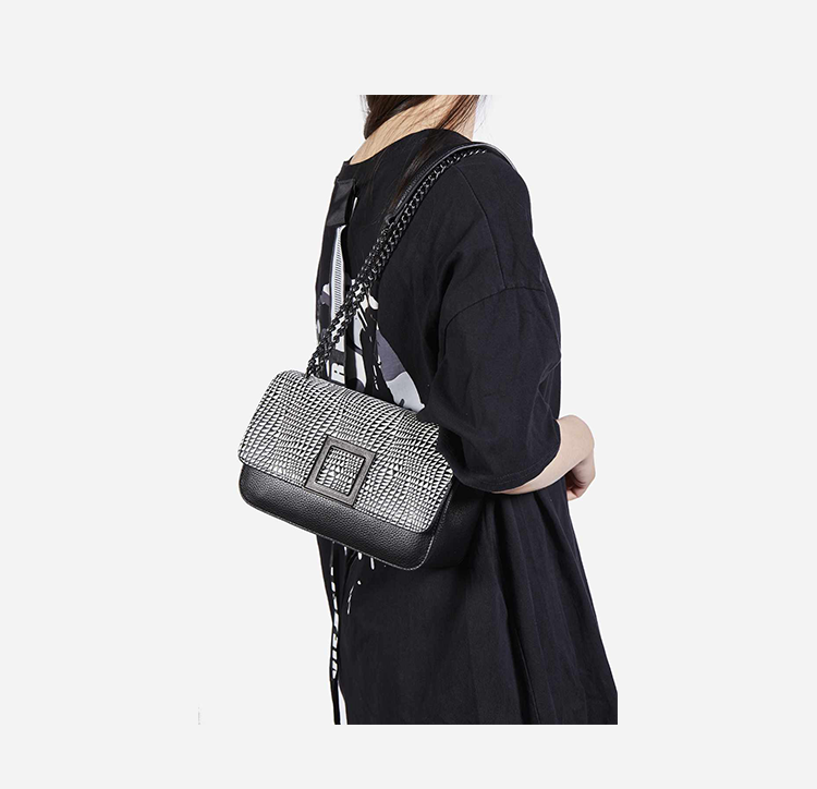 手提包斜挎包单肩包牛皮真皮休闲包包女包 gfg彩色圆点斑马纹韩版