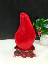 Fine ornaments natural South African stone Uruguay Blood Stone raw stone stone collection natural gifts strange stone town house