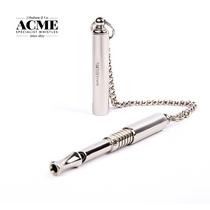 British Origin ACME Metal Whistle Pet Animal Dolphin Training Dog Flute Audio Adjustable Whistle Gold 535