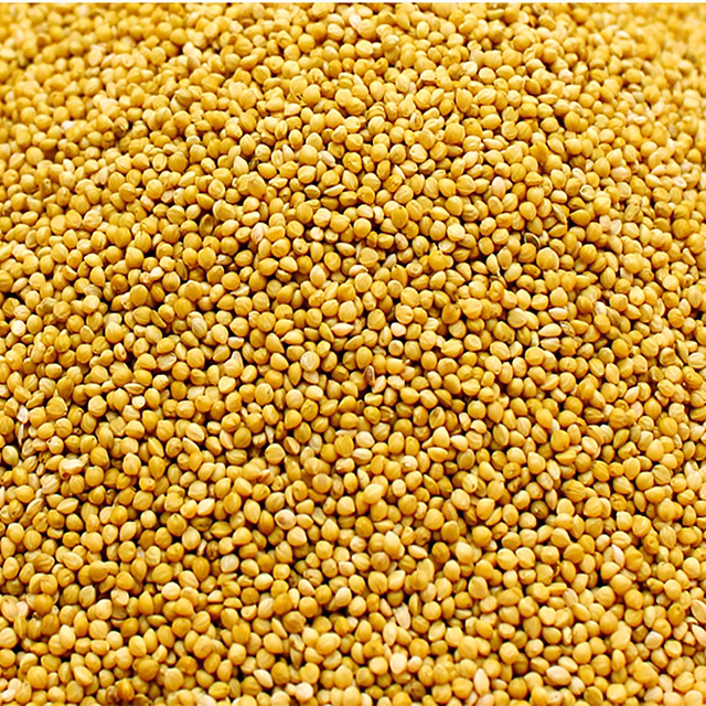 New yellow millet shelled millet tiger skin peony black phoenix small and medium parrot bird food bird food bird feed 5 pounds