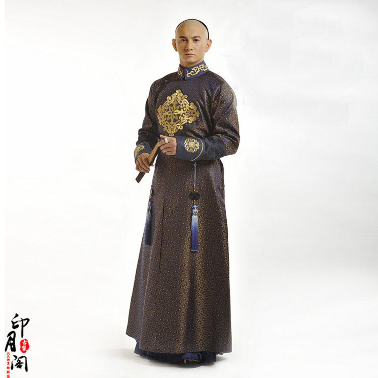 影视装步步惊心同款古装清朝古装阿哥服王爷服皇帝服男古装演出服