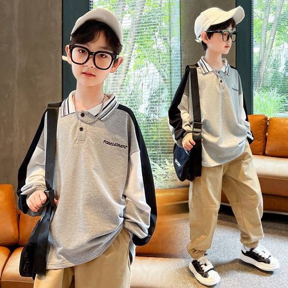 Collar top OLO long-sleeved boys children's clothing fashionable sweatshirt new style 2022P thin spring and autumn embroidery children's handsome
Collar top OLO long-sleeved boys children's clothing fashionable sweatshirt new style 2022P thin spring and autumn embroidery children's handsome