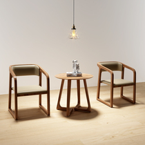 Nordic solid wood edge A few modern simple side tables Small apartment corner a few mini coffee tables Bedroom round a few small round tables