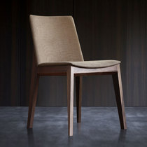 Custom Nordic solid wood dining chair Modern simple backrest Restaurant milk tea shop with creative ash wood solid wood chair
