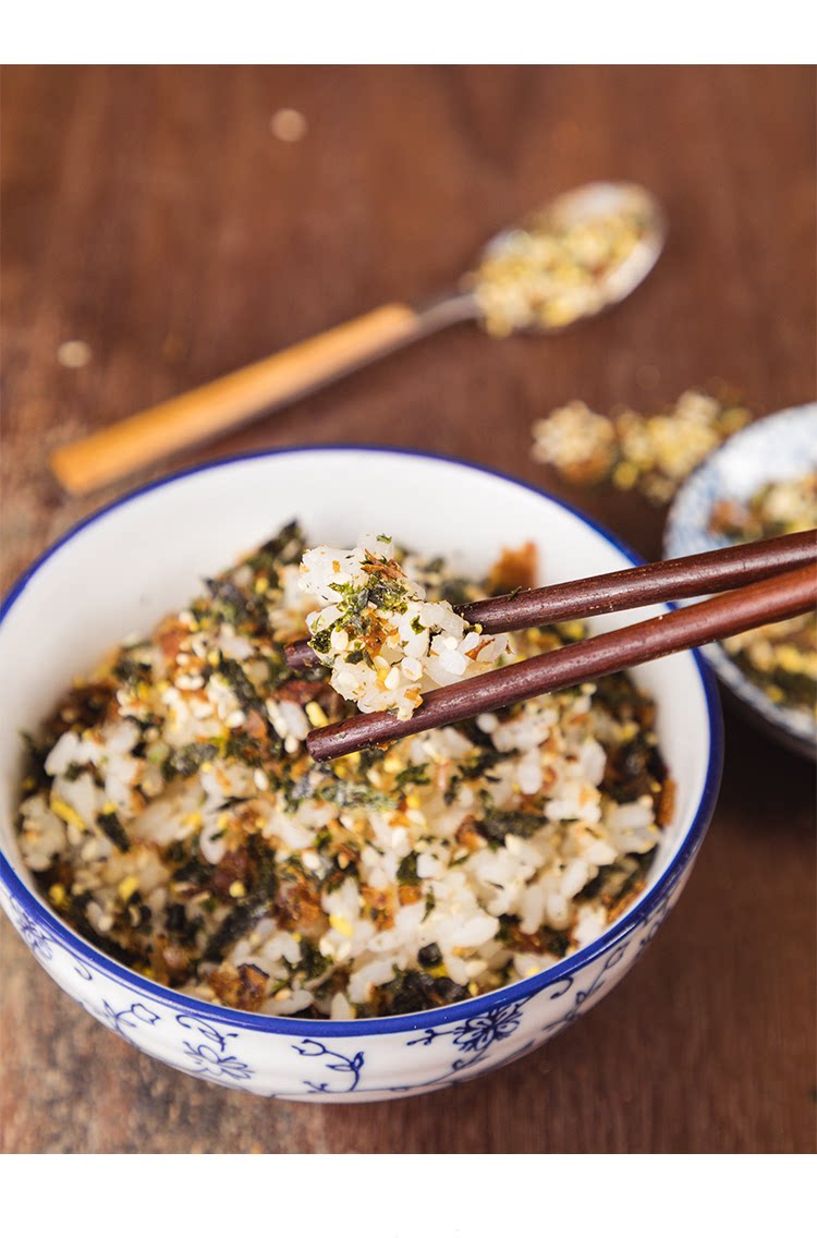 日式香松海苔芝麻碎拌饭料寿司配料三角饭团肉松鲣鱼碎片儿童食材