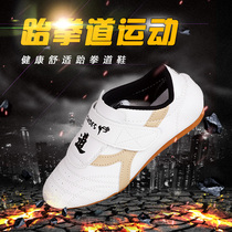 Taekwondo shoes Mens and womens childrens adult martial arts training shoes breathable Oxford non-slip competition taekwondo shoes
