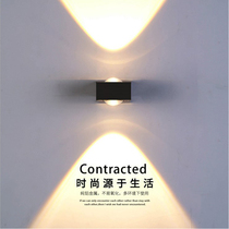 LED creative modern minimalist wall lamp Balcony living room photo painting background Courtyard Indoor bedside stairs Dining room wall lamp