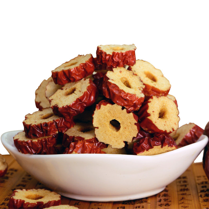 任意6件包邮 红枣干 红枣片 80g 酥脆香甜 新疆若羌灰红枣切片茶