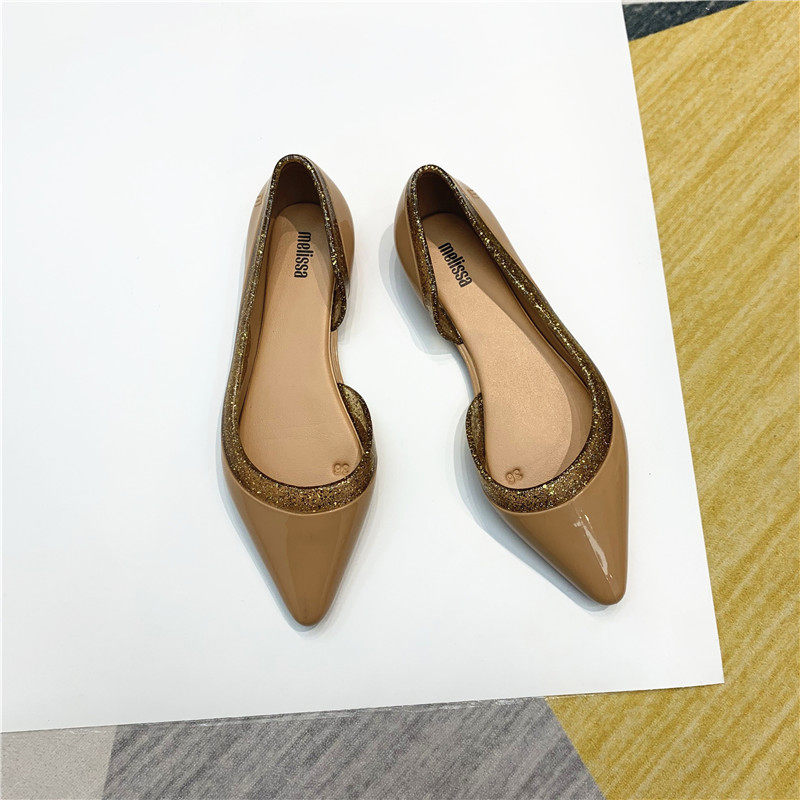 2020夏季新梅丽莎女鞋单鞋果冻鞋香香鞋 melissa尖头平底凉鞋