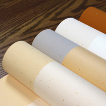 Six-foot pair exhibition calligraphy creation special sprinkling gold paper wholesale brush calligraphy works competition paper founding