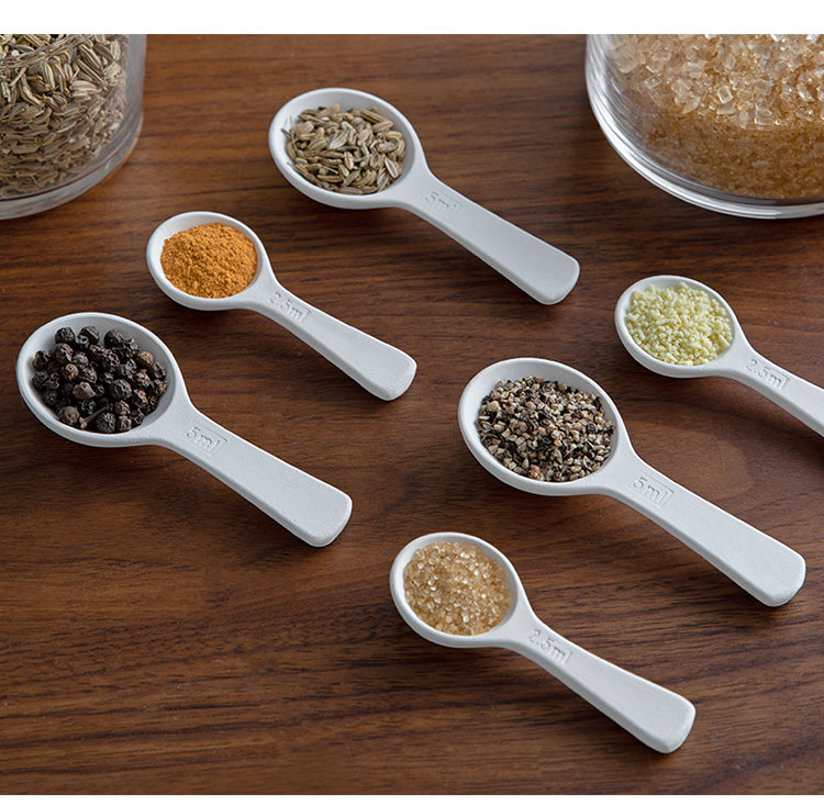 天然硅藻土调料勺白色吸湿防潮盐糖防结块量勺咖啡粉奶粉勺子