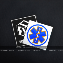 17 Formula Battlefield physician series suitcase notebook Peliken tactical car sticker decoration sticker