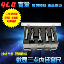 Qinghai measuring tool green quantity electronic digital display 3.3 claw inner diameter micrometer Sleeve 12-20-50-100 mm0 001