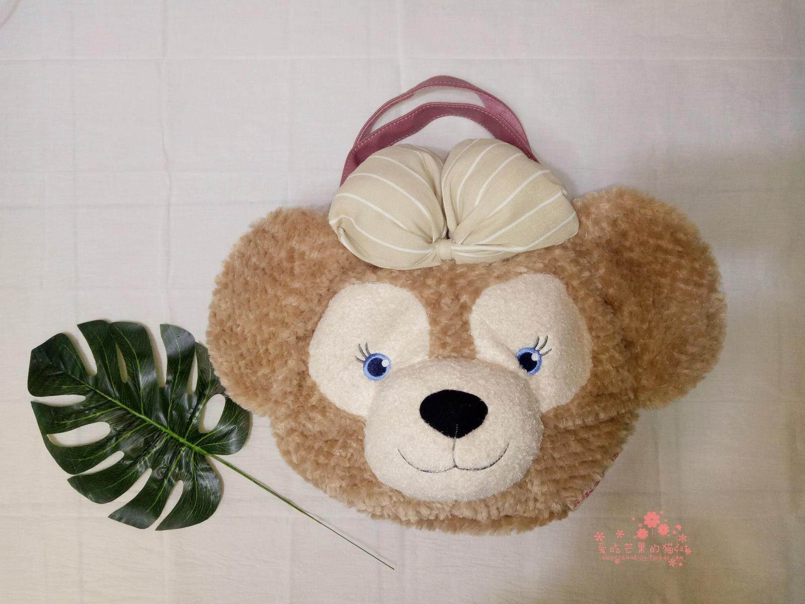 新款达菲熊迪斯尼毛绒小熊女包女式斜挎包双肩包单肩包大包包现货_7折