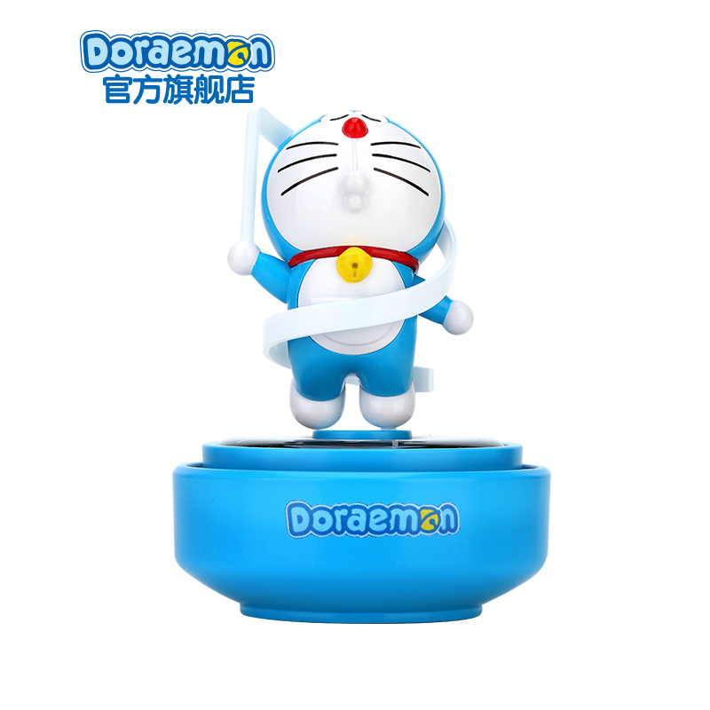 doraemon 50th anniversary commemorative hand-made solar car rotating aromatherapy decoration deodorant jewelry creative gift
