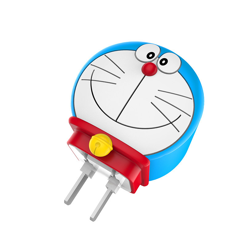 哆啦a梦 双usb充电头 可爱卡通手机充电器 电源