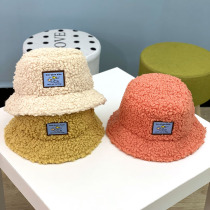 New boy fisherman hat autumn winter fashion 100 hitch a child stickup lamb velvet pelvic hat girl out for a warm hat