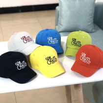 Korean childrens hat spring and autumn fashion girl letter cap tide boy Joker casual hat baby sun hat