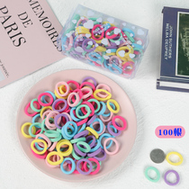 Korean childrens Hairband girls tie hair hipster womens towel ring head rope baby leather band Simple hair rope