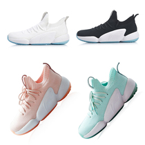 2019 New Li Ning Next men and women AYCP001 002 one-piece woven breathable shock absorption badminton culture shoes