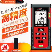 Speed infrared rangefinder measuring room meter hand-held rangefinder high-precision laser electronic ruler measuring instrument