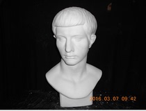 Gypsum plaster like Roman youth sketch portrait portrait head wooden frame fee 20 freight to pay