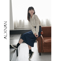 Deer Xiangnan 2021 spring new long sleeve foreign style floral shirt female design sense niche fashion shirt top