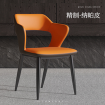 Nordic dining chair household modern minimal makeup chair light luxury hotel restaurant soft-baked stool backed by endorsement chair
