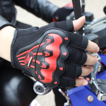 Off-road motorcycle gloves Summer racing riding sports motorcycle anti-fall and slip protection knight equipment breathable half-finger