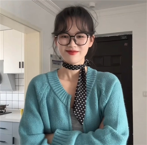 ZOOZMINI 프랑스 흑백 폴카 도트 얇은 좁은 긴 스카프 고급 작은 스카프 리본 목걸이 ZOOZMINI 프랑스 흑백 폴카 도트 얇은 좁은 긴 스카프 고급 작은 스카프 리본 목걸이