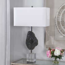 UTTERMOST lamp new American imported steel marble designer living room study Villa Creative lamp