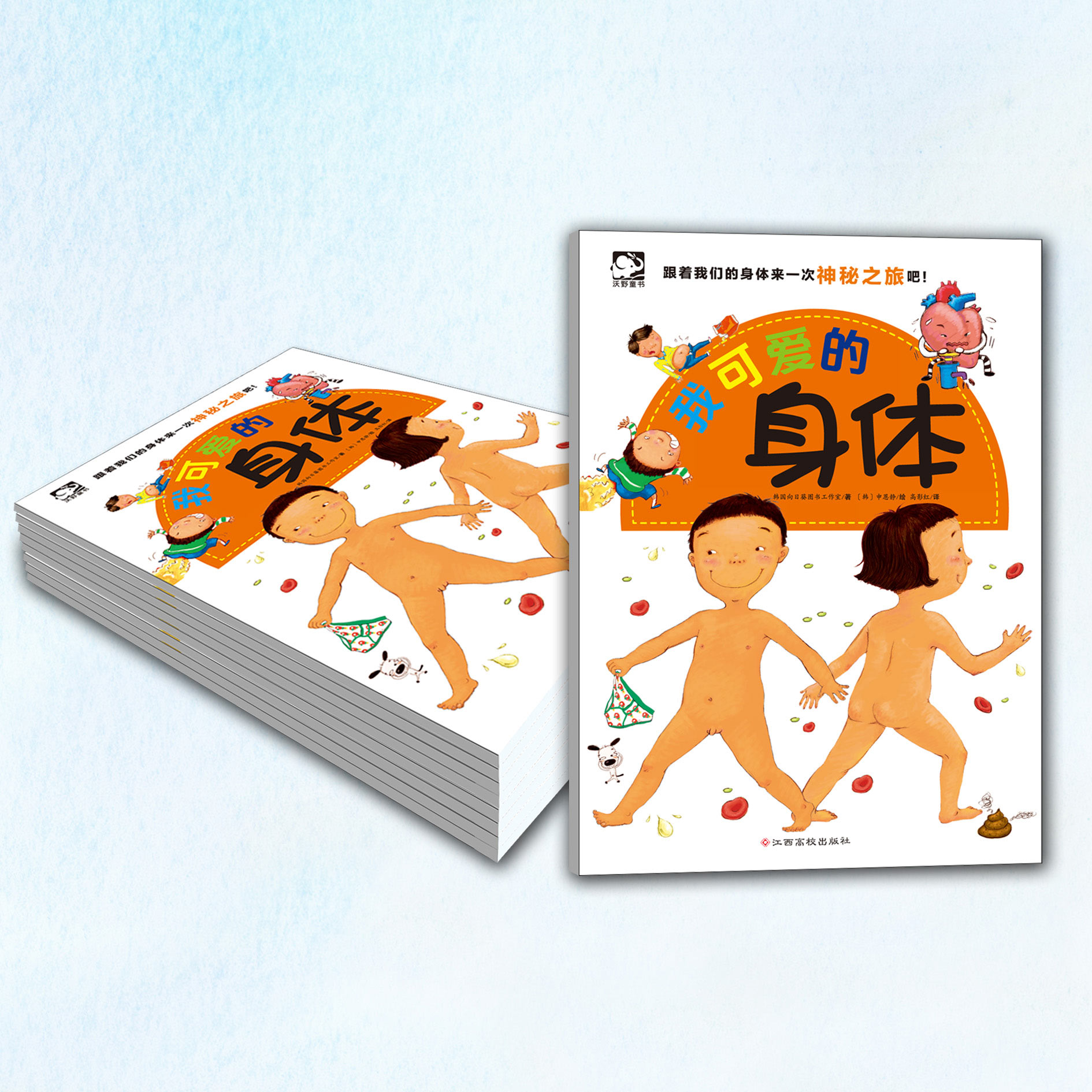 包邮 我可爱的身体 0-3-6岁幼儿童绘本图画书 幼儿身体的小秘密自我