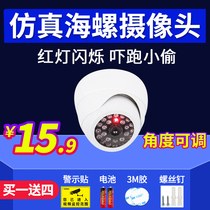 Fake camera fake monitor outdoor with light simulation model home camera infrared flashing light probe