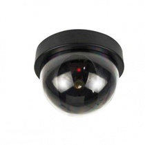 With light simulation surveillance camera fake surveillance fake camera flashing light monitor model camera