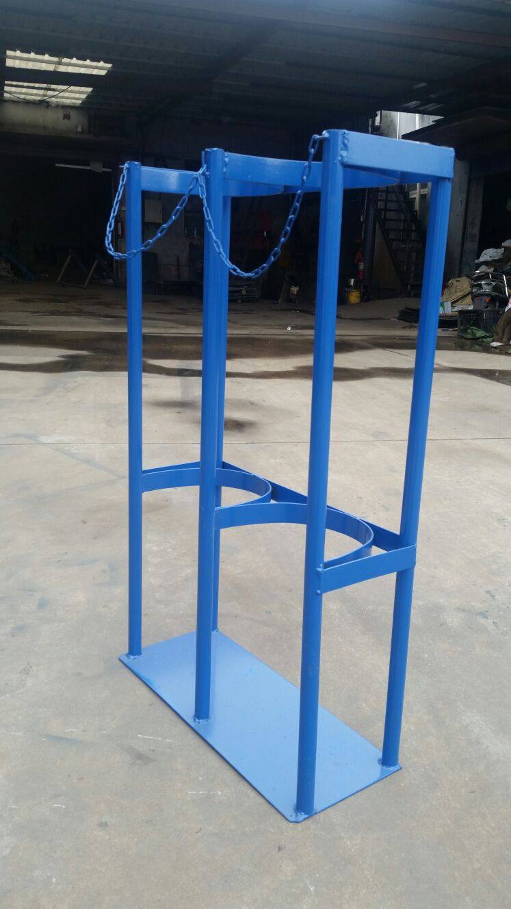 钢瓶固定支架40升氧气瓶乙炔瓶气瓶固定架气体放置架钢瓶架