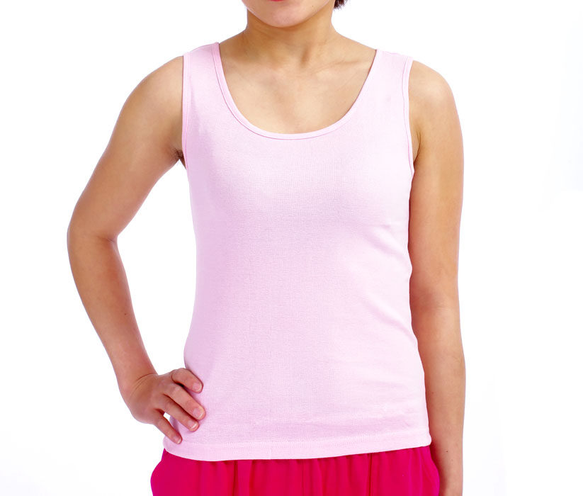 琴萍女背心纯棉宽肩衫百搭潮版纯色女装小背心打底衫内衣7010