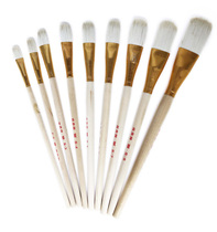 Super-tripod p pen pure wool paintbrush brushed painted pen water chalk original wood color rod P pen ceramic special pen