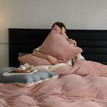 Cut Flowers Milk Suede Four Pieces Of Winter Warm Bed Linen Quilt Cover Brief Wind Thickened Plush Bed Hat Bed bedding