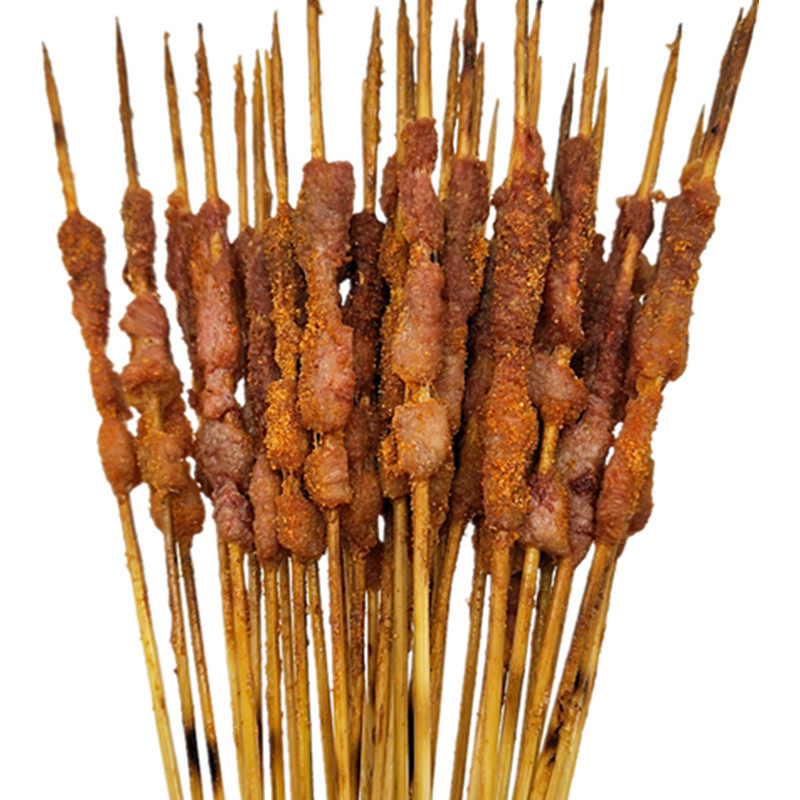 牛肉小串街边手把串油炸半成品烧烤小牛肉串涮串铁板食材热卖小吃