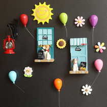 Nordic Ins Dog Fridge Post Solid Sofa Small Cat Suction Iron Stone Message Posting Hose Dog Magnetic Sticker Home Adornment